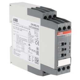1 pcs - ABB Current Monitoring Relay, 1 Phase, DPDT, DIN Rail