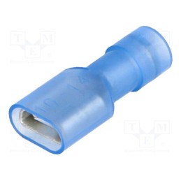 20 pcs : BM 80291 - Terminal: flat, 6.3mm, 0.8mm, female, 1.5÷2.5mm2, crimped, tinned
