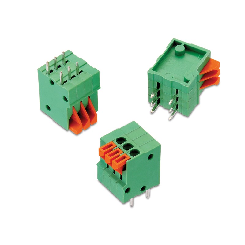 10 pcs - Wurth Elektronik 4039 Series PCB Terminal Block, 4-Contact, 2.54mm Pitch, PCB Mount, 1-Row, Solder Termination