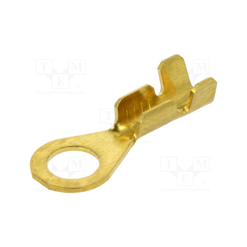 50 pcs : BM 91104 - Tip: ring, M4, 0.5÷1mm2, crimped, for cable, non-insulated, brass