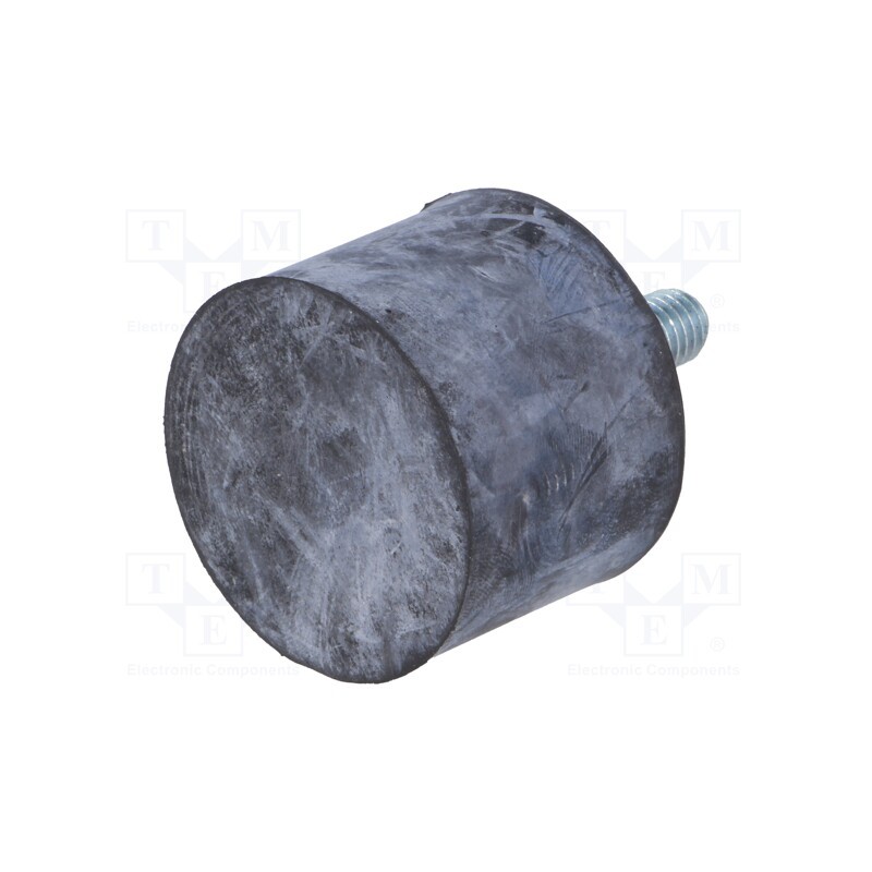 10 pcs : DVA.4-40-30-M8-23-55 - Vibroisolation foot, Ø: 40mm, H: 30mm, Shore hardness: 55±5, 1600N