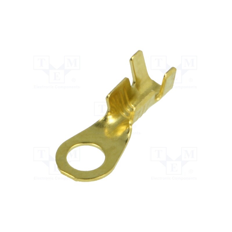 50 pcs : BM 91204 - Tip: ring, M4, 1÷2.5mm2, crimped, for cable, non-insulated, brass