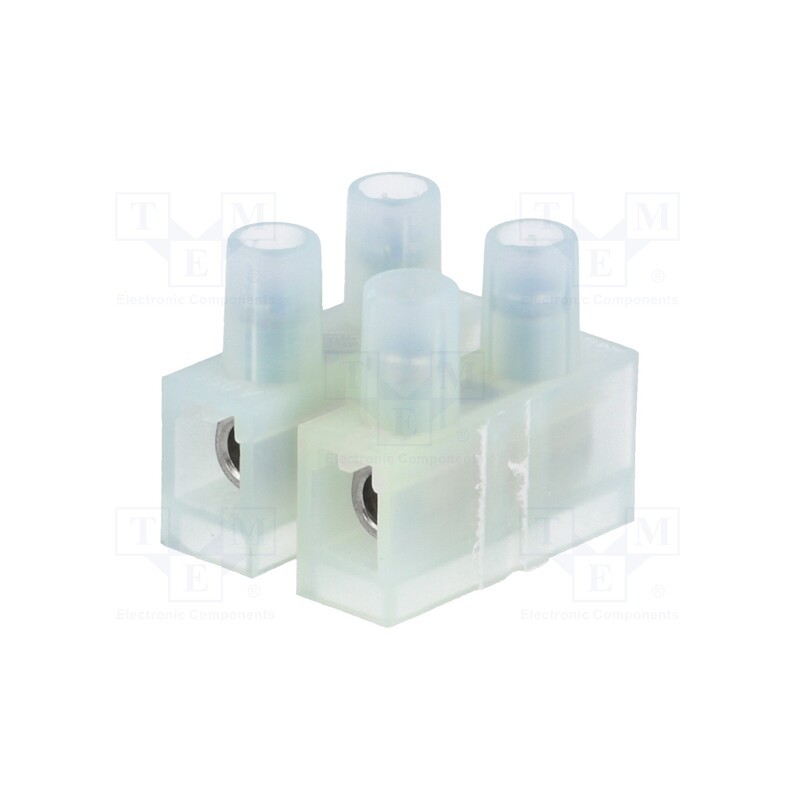 20 pcs : BM 93CS2 - Terminal block, screw terminal, 4mm2, 400V, ways: 2, terminals: 4