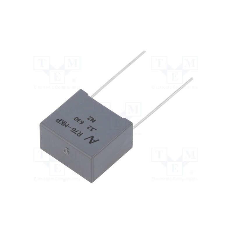 10 pcs : R76PI31205050J - Capacitor: polypropylene, 0.12uF, ESR: 13.26mΩ, THT, ±5%, -55÷110°C
