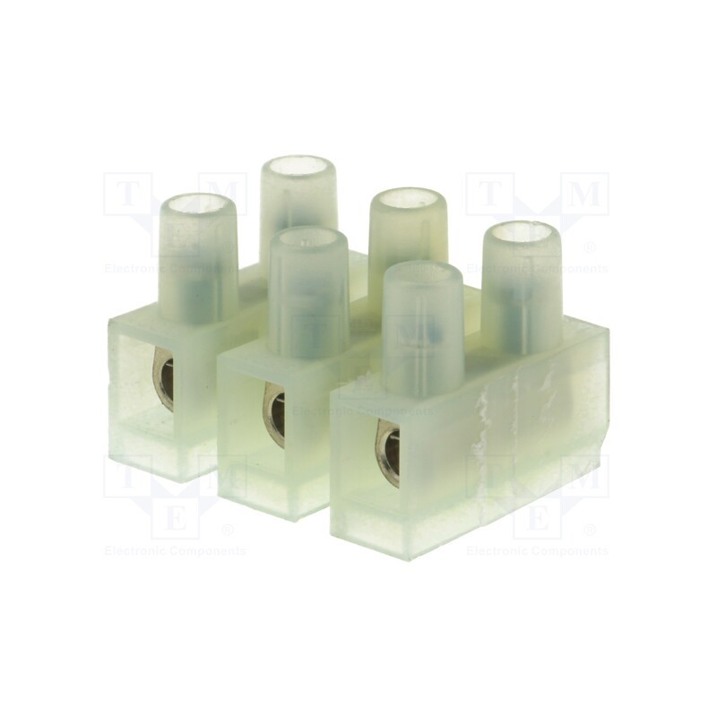 20 pcs : BM 93CS3 - Terminal block, screw terminal, 4mm2, 400V, ways: 3, terminals: 6