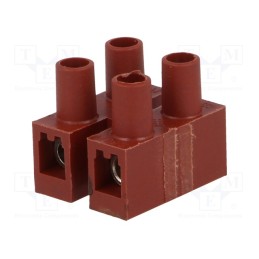 20 pcs : BM 93FS2 - Terminal block, screw terminal, 4mm2, 400V, ways: 2, terminals: 4