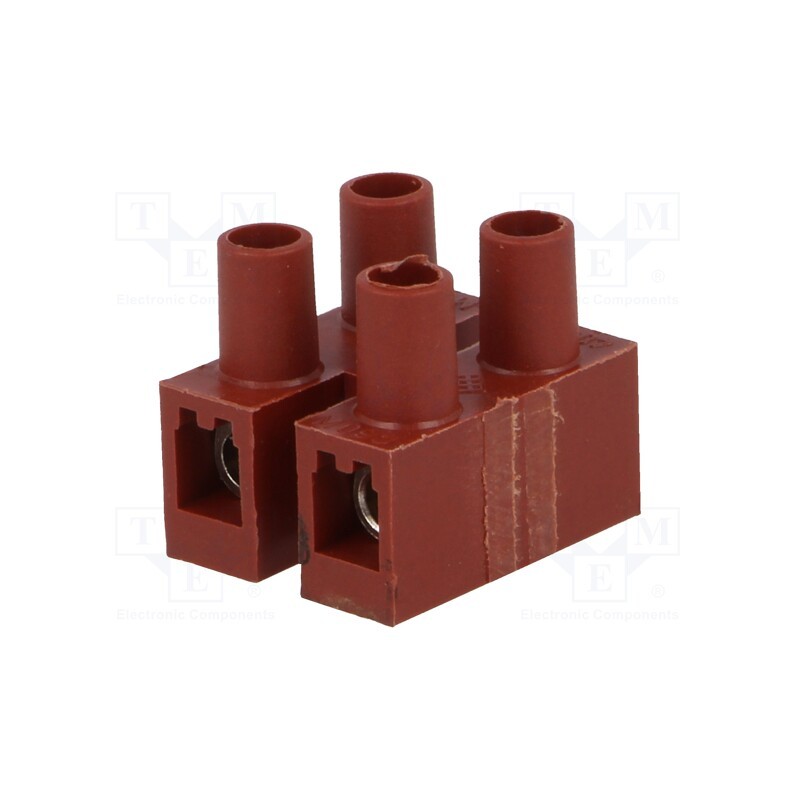 20 pcs : BM 93FS2 - Terminal block, screw terminal, 4mm2, 400V, ways: 2, terminals: 4