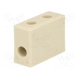 10 pcs : BM 9516 - Terminal block, screw terminal, 4mm2, 450V, ways: 1, terminals: 2