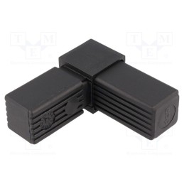 10 pcs : 430111 - Mounting coupler, for profiles, Mat: polyamide, -30÷100°C, I: 77mm