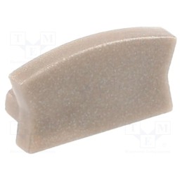 10 pcg : PA-ZASGLAXMNK-90 - Cap for LED profiles, champagne, 10pcs.
