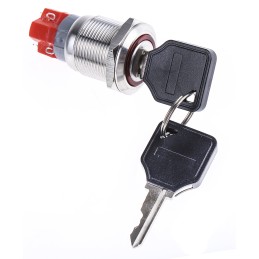 1 pcs - IP40 Key Switch, SPDT, 5 A 2-Way