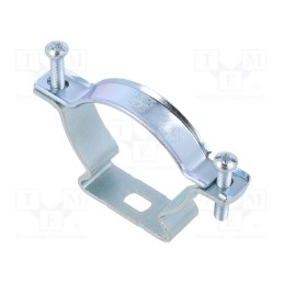 10 pcs : ASL 733 53 G - T-bolt clamp, W: 84mm, Clamping: 44÷53mm, steel, 732 G, industrial