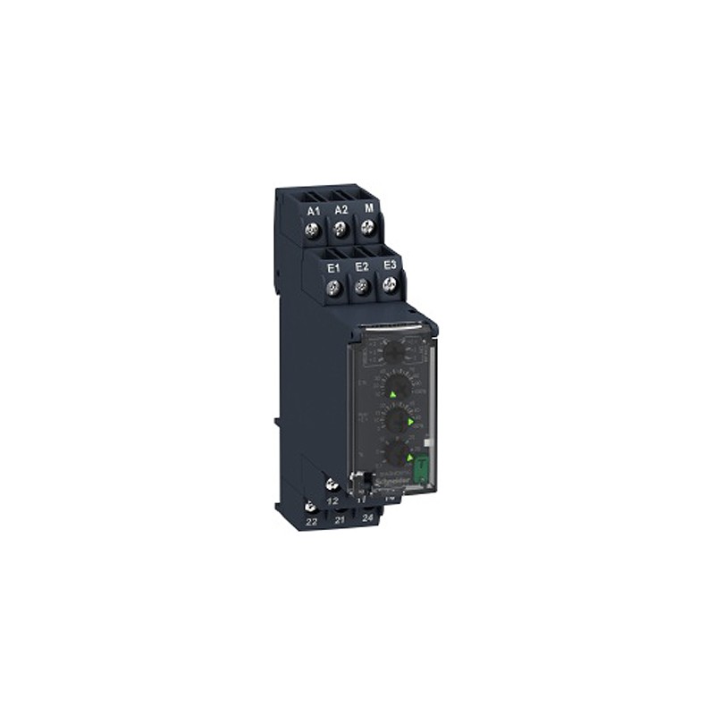 1 pcs - Schneider Electric Voltage Monitoring Relay, 1 Phase, DPDT, 80 - 300V ac/dc, DIN Rail