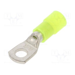 50 pcs : BM003251 - Tip: ring tube, M5, Ø: 5.2mm, 4÷6mm2, crimped, for cable, insulated