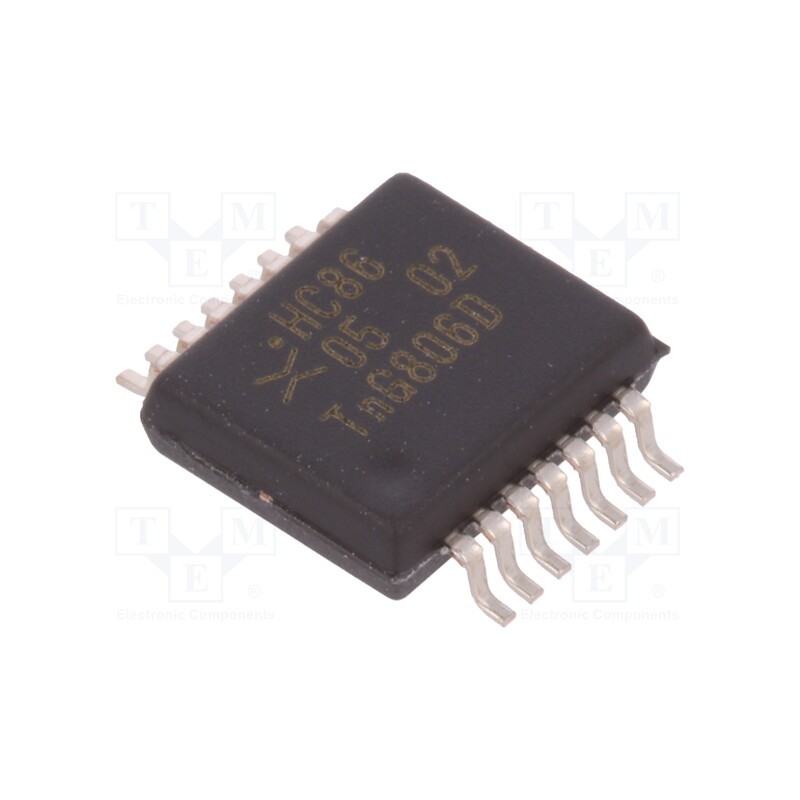 10 pcs : 74HC86DB,112 - IC: digital, XOR, Ch: 4, IN: 2, CMOS, SMD, SSOP14, 2÷6VDC, -40÷125°C