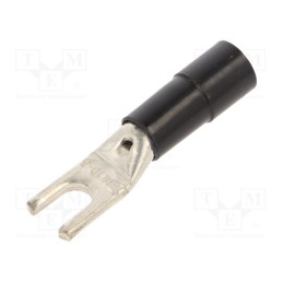 10 pcs : BM004261 - Tip: fork, M5, Ø: 5.3mm, 10mm2, crimped, for cable, insulated, tinned
