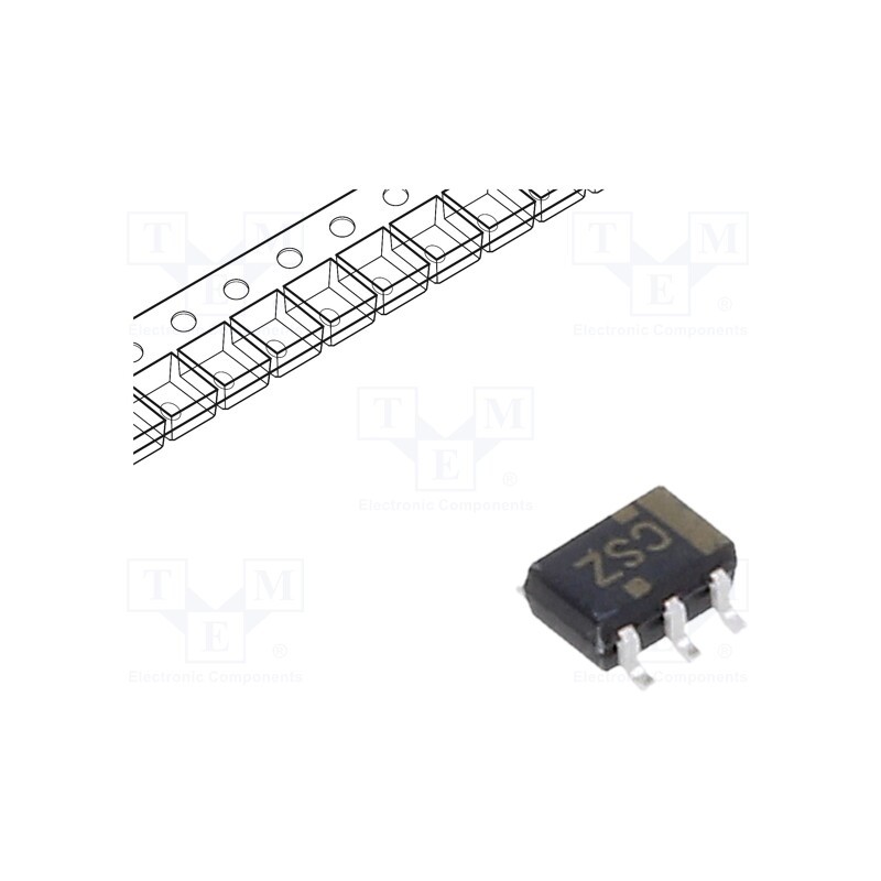 10 pcs : SN74LVC1G97DCK3 - IC: digital, configurable,multiple-function, IN: 3, CMOS, SMD, 10uA