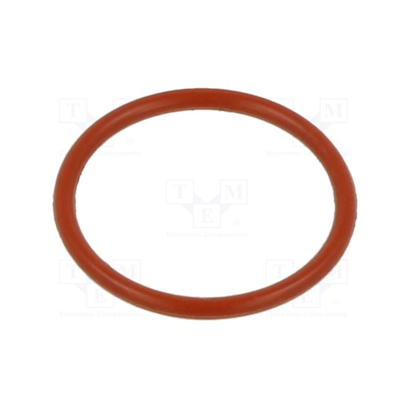 100 pcs : 01 0031.34X 3.53 ORING 70SI RED - O-ring gasket, silicone, Thk: 3.53mm, Øint: 31.34mm, red, -60÷160°C