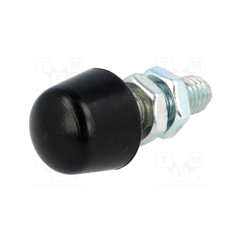 10 pcs : GN 708.1-M8-43-B-ST - Clamping bolt, Thread: M8, Base dia: 14mm, Kind of tip: rounded