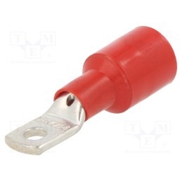 20 pcs : BM00632 - Tip: ring, 6.3mm, M6, 25mm2, crimped, for cable, insulated, red