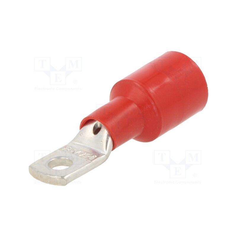 20 pcs : BM00632 - Tip: ring, 6.3mm, M6, 25mm2, crimped, for cable, insulated, red