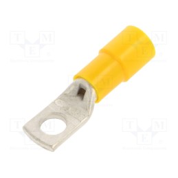 10 pcs : BM00637 - Tip: ring tube, M8, Ø: 8.4mm, 25mm2, crimped, for cable, insulated