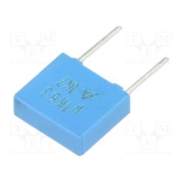50 pcs : B32529C0104K000 - Capacitor: polyester, 0.1uF, 40VAC, 63VDC, 5mm, ±10%, 7.3x6.5x2.5mm