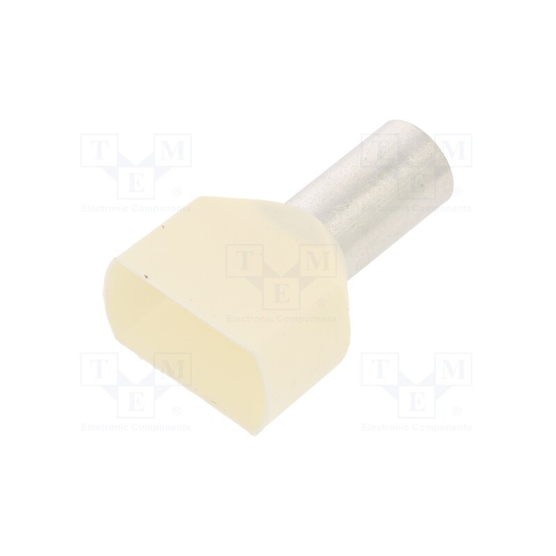 50 pcs : BM00763 - Tip: bootlace ferrule, insulated,double, copper, 16mm2, 14mm, 6AWG