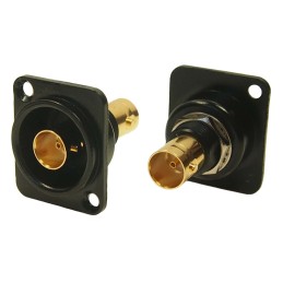 1 pcs - RS PRO, Plug Panel Mount BNC Connector, 75Ω, Solder Termination, Straight Body