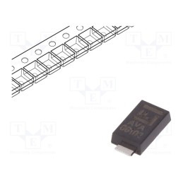 10 pcs : TPSMA6L9.0A - Diode: TVS, 600W, 10.6V, 39A, unidirectional, ±5%, DO221AC