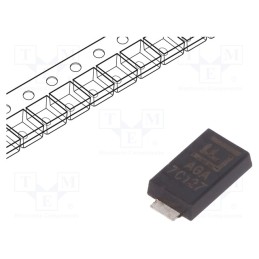 10 pcs : TPSMA6L6.0A - Diode: TVS, 600W, 7V, 58.3A, unidirectional, ±5%, DO221AC,