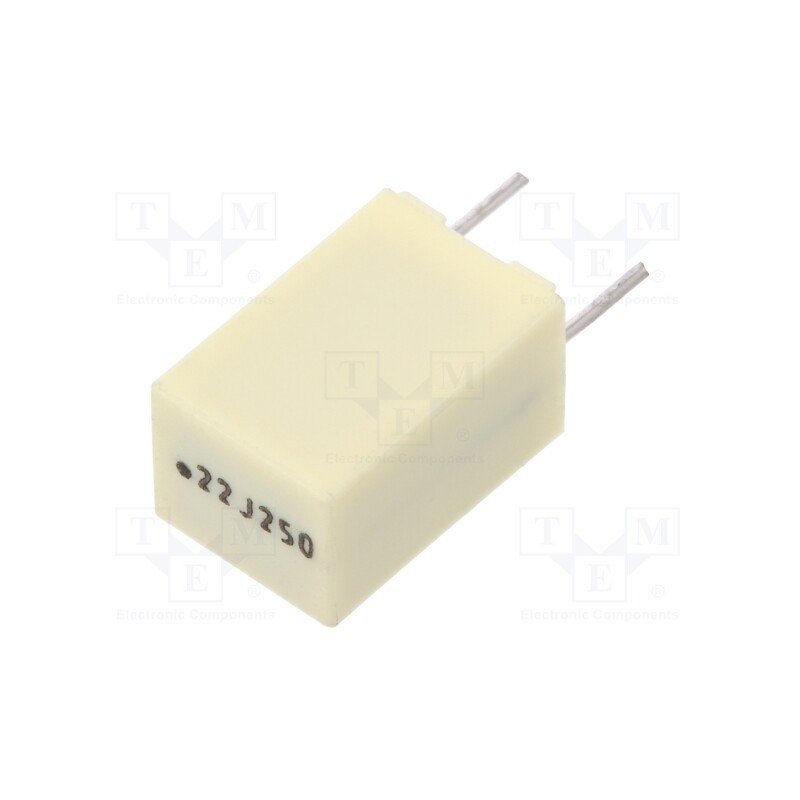20 pcs : R82IC3220AA60J - Capacitor: polyester, 220nF, 140VAC, 250VDC, 5mm, ±5%, 7.2x6x11mm