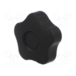 10 pcs : VCT.50 B-M10 - Knob, Ø: 50mm, Int.thread: M10, 20mm, H: 32mm, technopolymer PP
