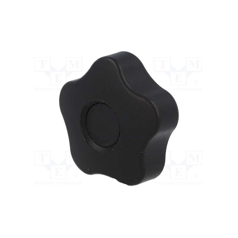 10 pcs : VCT.50 B-M10 - Knob, Ø: 50mm, Int.thread: M10, 20mm, H: 32mm, technopolymer PP