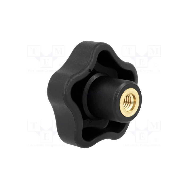 10 pcs : VCT.50 B-M8-C9 - Knob, Ø: 50mm, Int.thread: M8, 20mm, H: 32mm, technopolymer PP