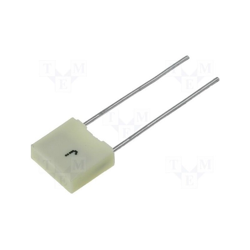50 pcs : R82DC3100DQ50K - Capacitor: polyester, 100nF, 40VAC, 63VDC, 5mm, ±10%, 7.2x2.5x6.5mm