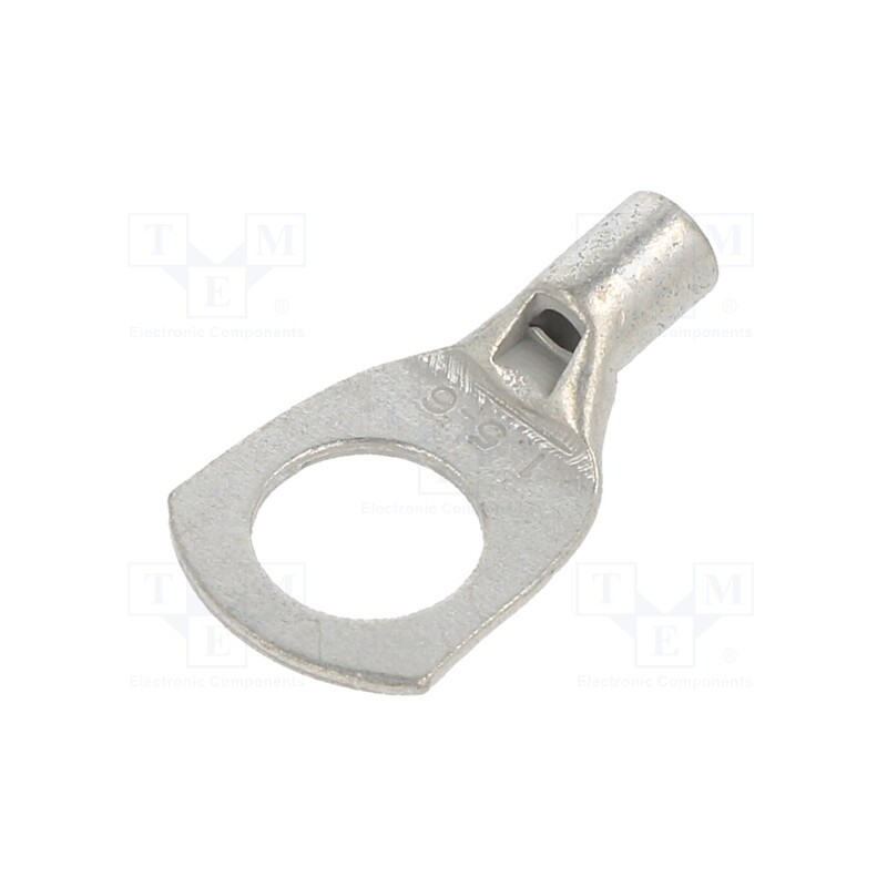 50 pcs : BM011311 - Tip: ring tube, M6, 1.5mm2, crimped, for cable, non-insulated