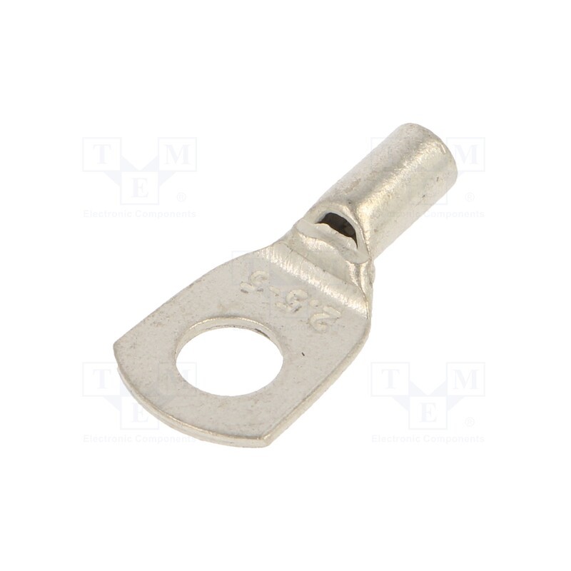 50 pcs : BM012251 - Tip: ring tube, M5, 2.5mm2, crimped, for cable, non-insulated