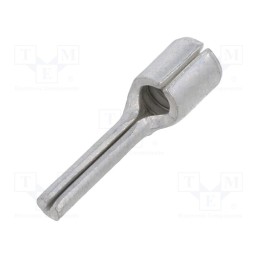 50 pcs : BM01350 - Tip: wire pin, 2.6mm, 6mm2, crimped, for cable, straight, tinned