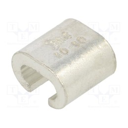 20 pcs : BM014001 - Connector: C shape crimp, copper, 10mm2, tinned, 8AWG