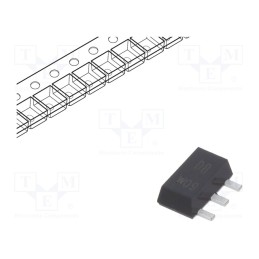10 pcs : BF623,115 - Transistor: PNP, bipolar, 250V, 50mA, SC62,SOT89