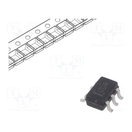 10 pcs : SN74AUC1GU04DCKR - IC: digital, NOT, Ch: 1, CMOS, SMD, SC70-5, 0.8÷2.7VDC, -40÷85°C, 10uA
