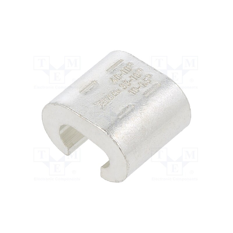10 pcs : BM014091 - Connector: C shape crimp, copper, 35mm2, tinned, 2AWG
