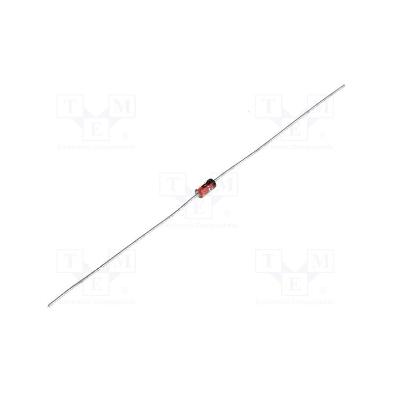 50 pcs : BZX55C9V1-TAP - Diode: Zener, 0.5W, 9.1V, , DO35, single diode