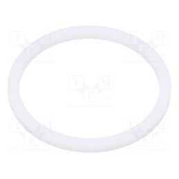 10 pcs : 53801105 - Gasket, PTFE, Thk: 3mm, Øint: 47mm, Øout: 55mm, PG36, white