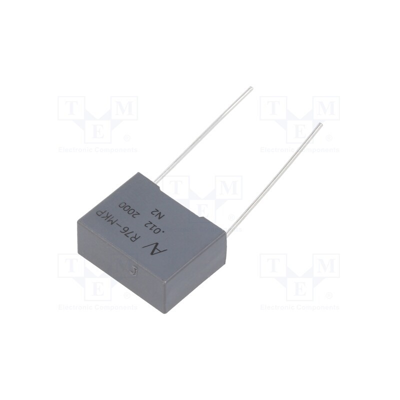 20 pcs : R76UI21205050J - Capacitor: polypropylene, 0.012uF, ESR: 53.05mΩ, THT, ±5%, 2.727A