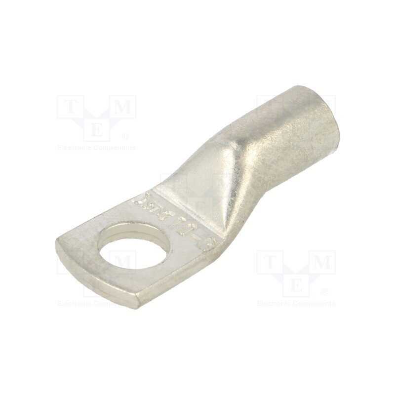 20 pcs : BM014311 - Tip: ring tube, M6, 10mm2, crimped, for cable, tinned, copper, 8AWG