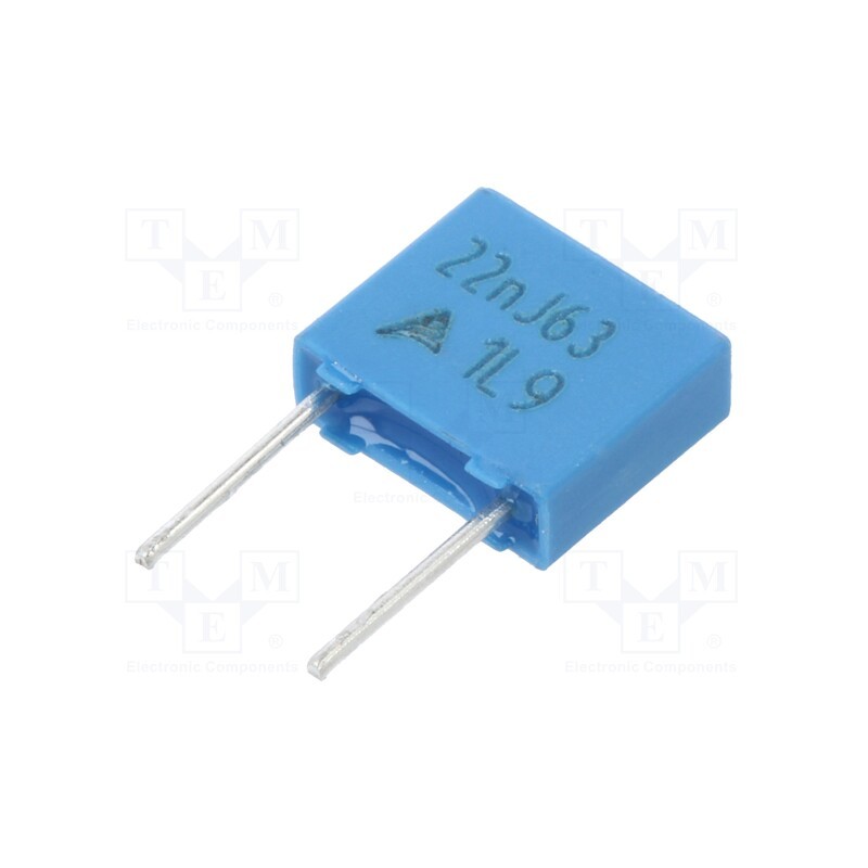 50 pcs : B32529C0223J000 - Capacitor: polyester, 0.022uF, 40VAC, 63VDC, 5mm, ±5%, -55÷125°C