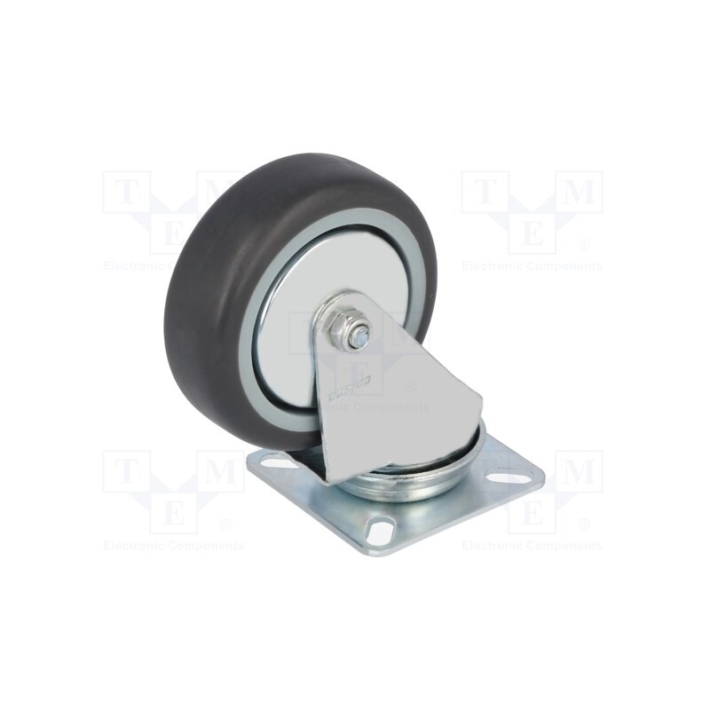 10 pcs : JDPE 0751 1001 - Transport wheel, Ø: 75mm, W: 25mm, H: 100mm, torsional, 60kg