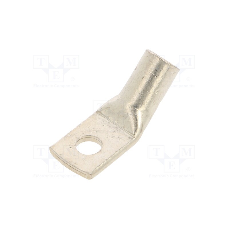 10 pcs : BM0152545 - Tip: ring tube, M5, 16mm2, crimped, for cable, angled 45°, tinned